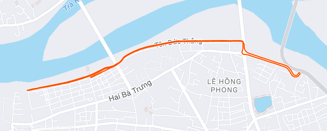 Карта физической активности (Morning Run)