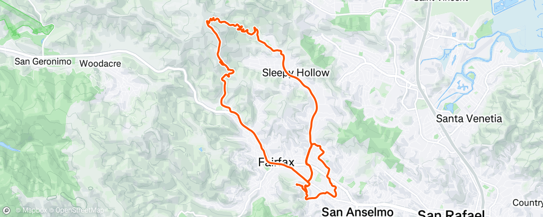 Map of the activity, trail explore and soccer pickup