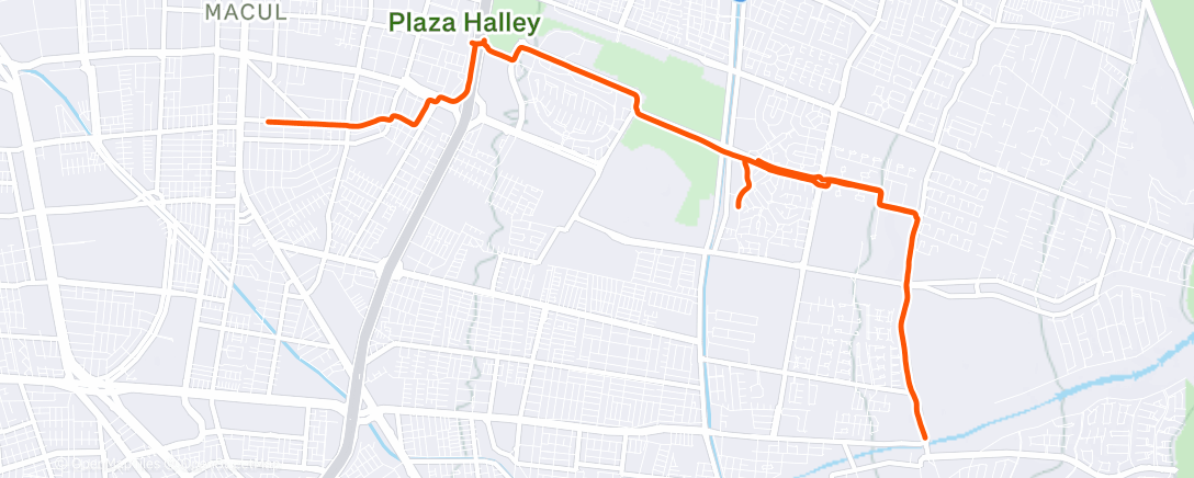 Map of the activity, Evening Mountain Bike Ride