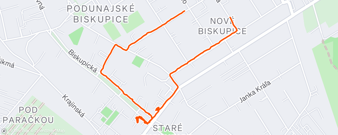 Карта физической активности (Afternoon Walk)