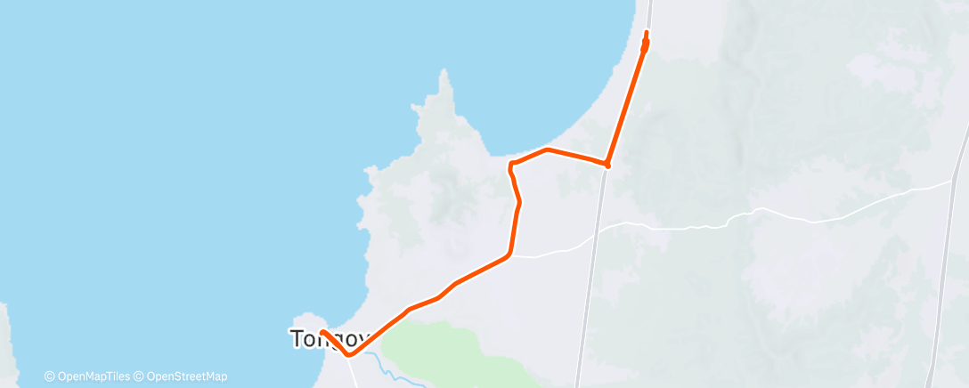 Map of the activity, Morning Ride