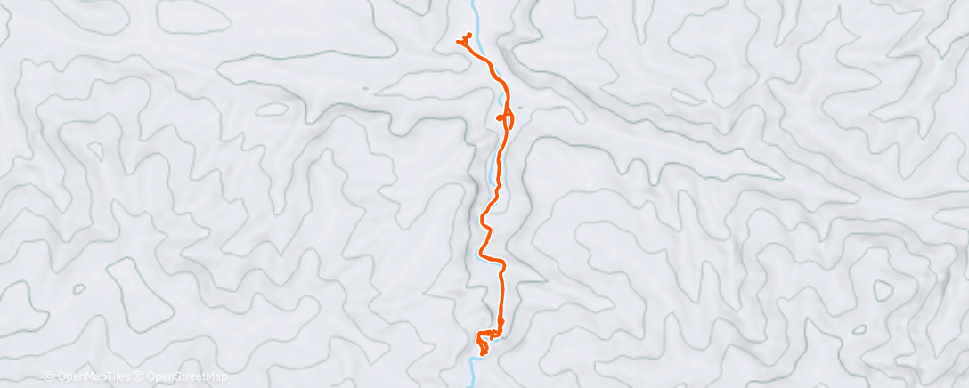 Map of the activity, Cedar Falls Hike