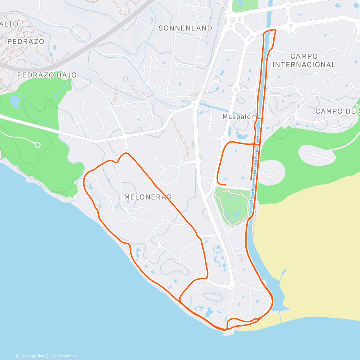 Map of the activity, “Materia prestada”, Carlos Ares 🎸 ft. 🏃‍♂️ Píldora deportiva antes de volar a casa 🏝️ 🛫 🛬 ⛄️