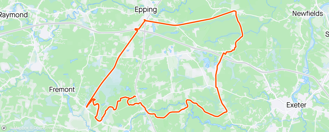 Map of the activity, First DG Gravel ride of the year