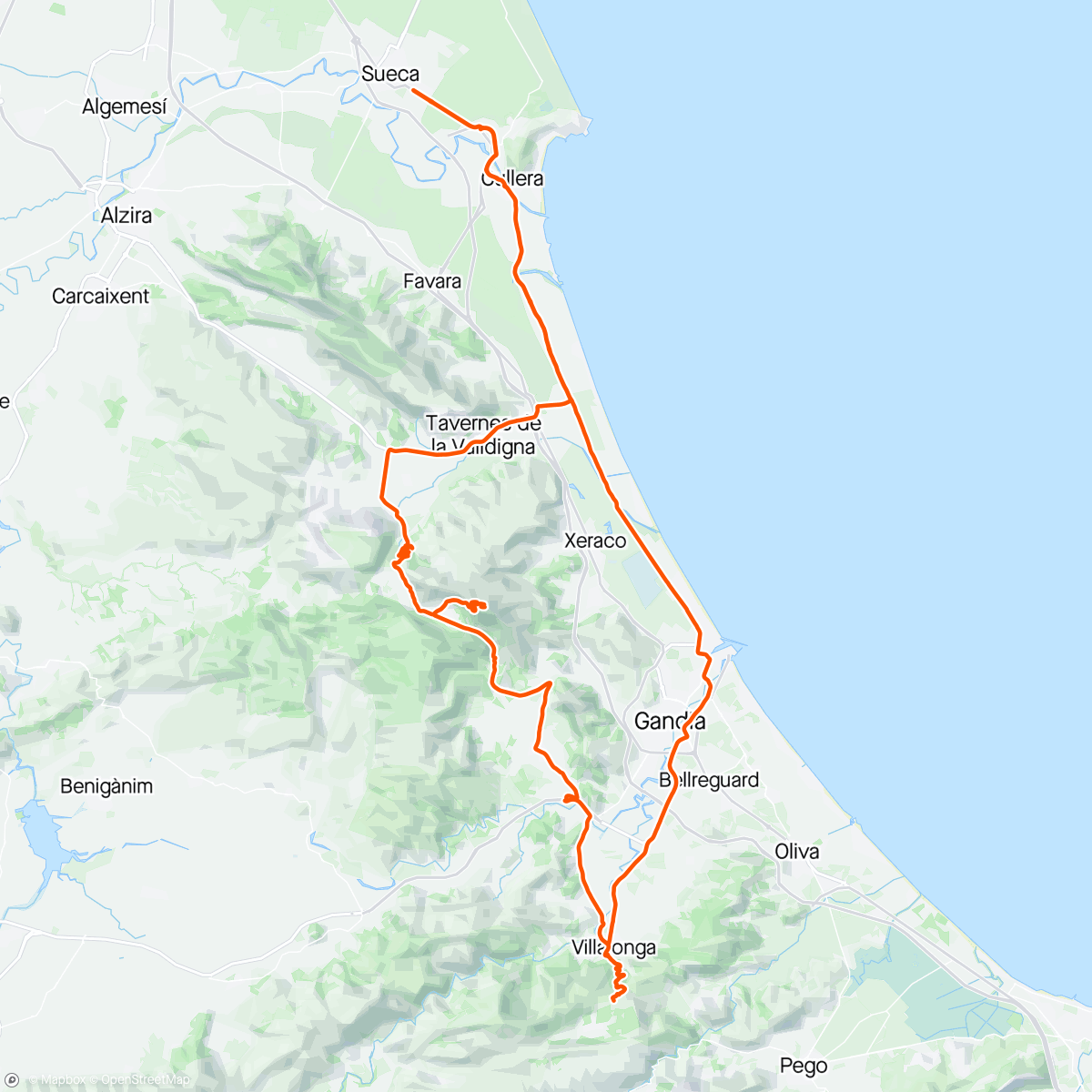 Map of the activity, Barx- montduver - La llacuna ⛰️ 😅