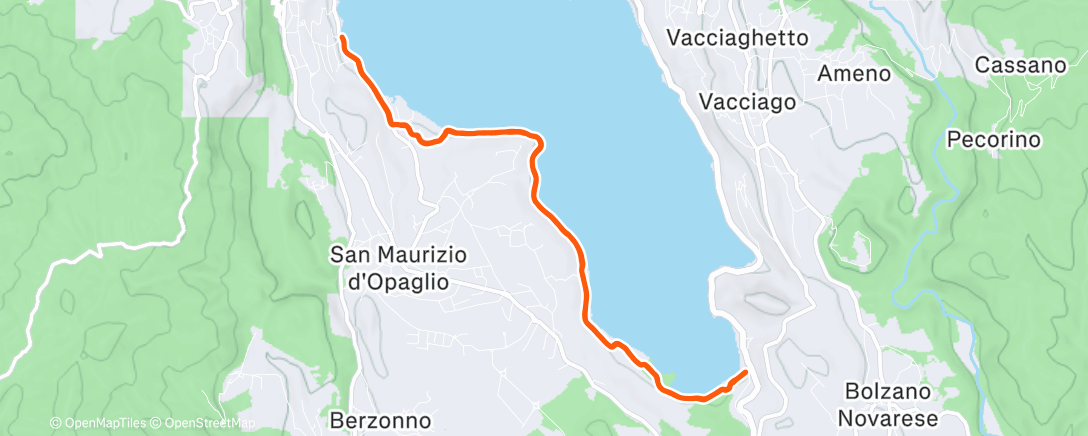 Mapa da atividade, Lunch Run