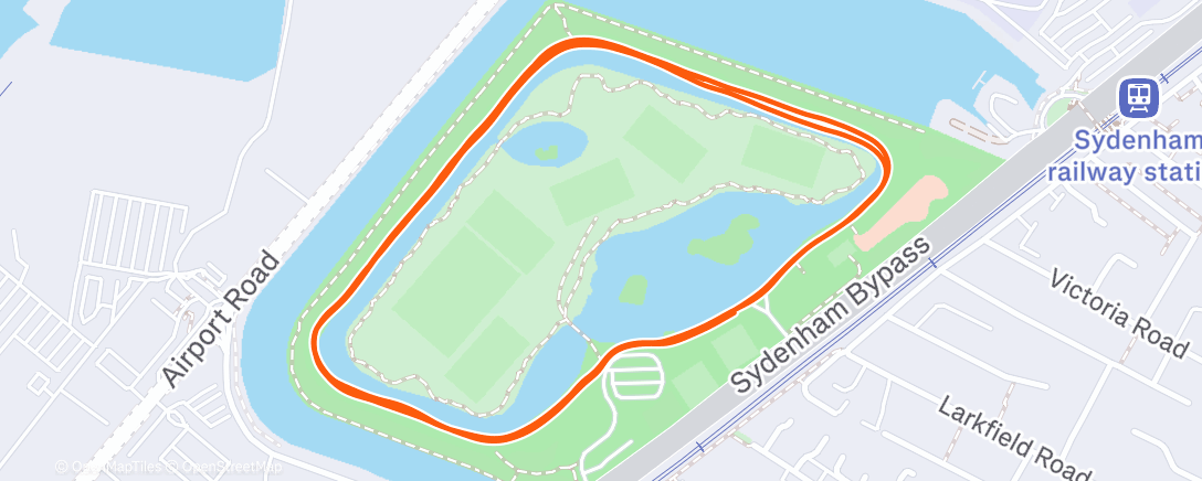 Map of the activity, Belfast Victoria parkrun 🥶