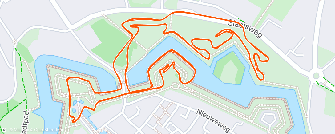 Map of the activity, Afternoon Ride