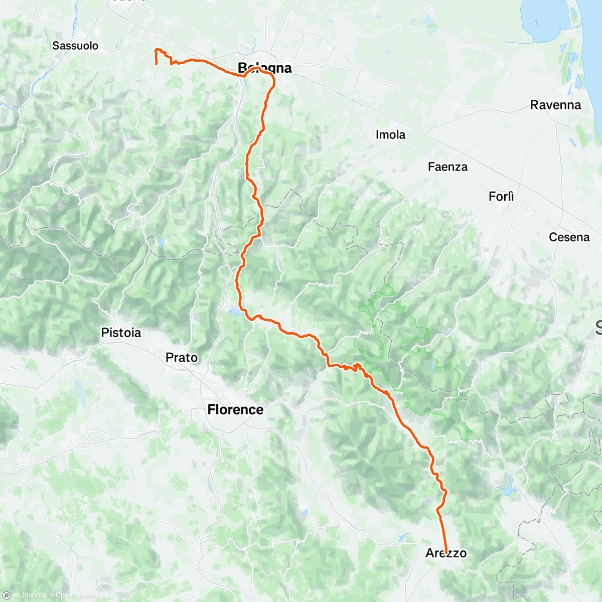Map of the activity, TURNo3 Tag 2