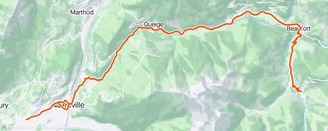 Mapa da atividade, On continue à se faire mal aux jambes