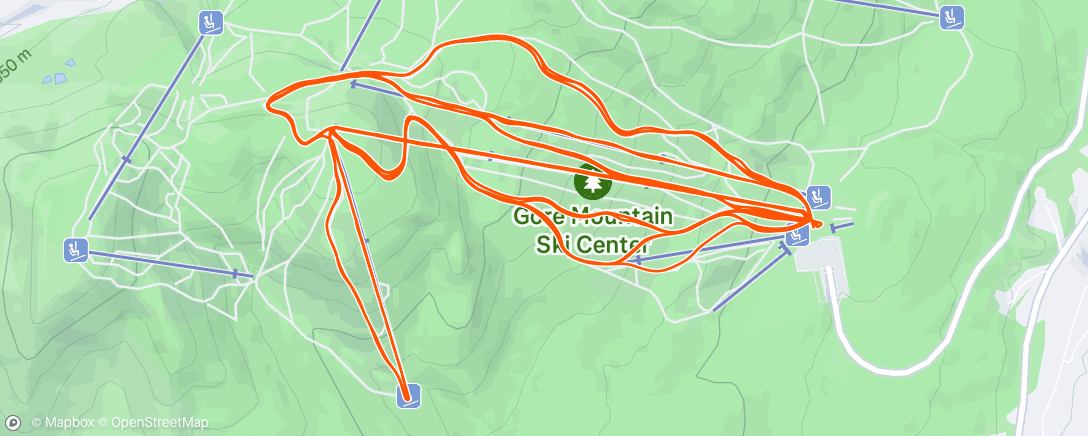 Map of the activity, Gore ⛷️