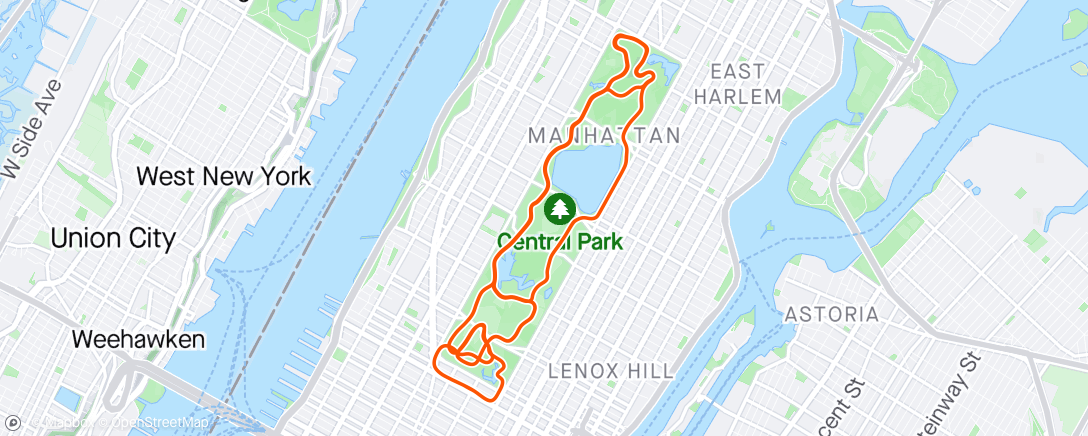 Map of the activity, Zwift - TEMP49P - Mallorca 312 simulation ride in New York
