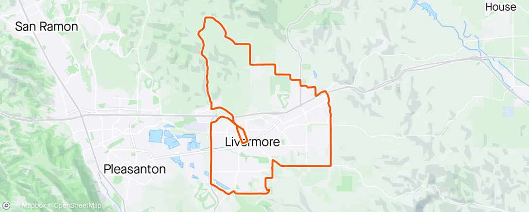 Map of the activity, Livermore Loop