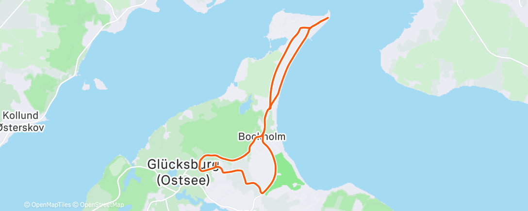 Map of the activity, Afternoon Gravel Ride