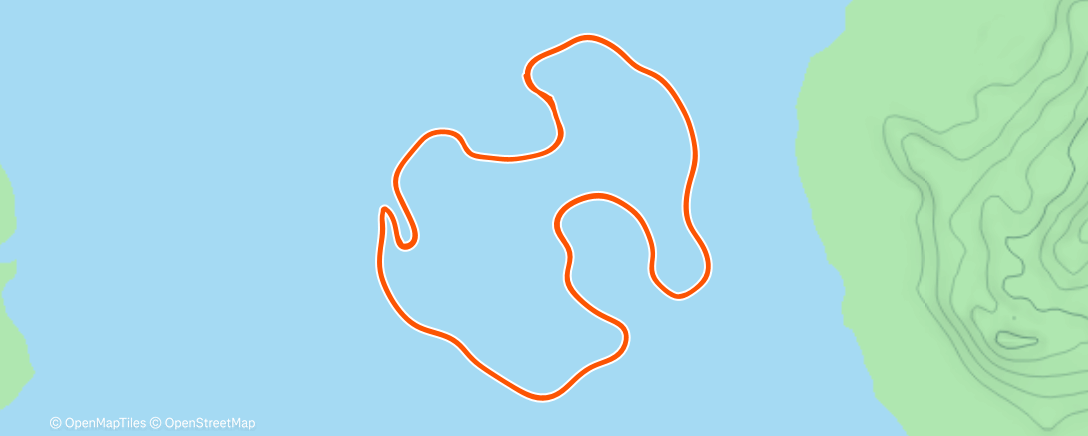 Map of the activity, Zwift - Volcano Circuit in Watopia