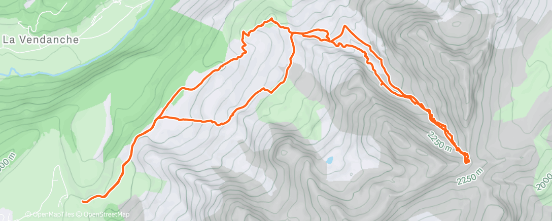 Map of the activity, Reintroduction to Ski‘s