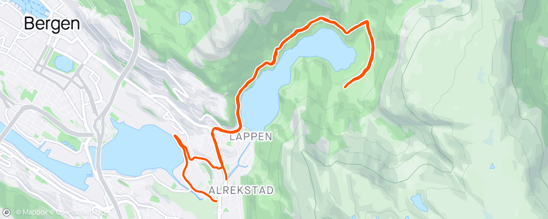 Map of the activity, Isdalen før helj 🌮
