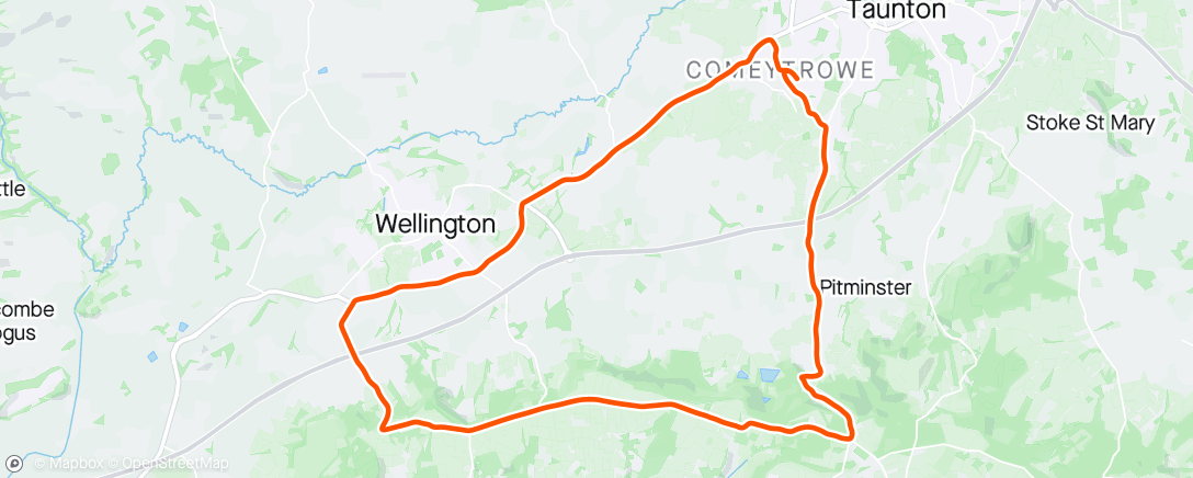 Map of the activity, Welly Monument loop