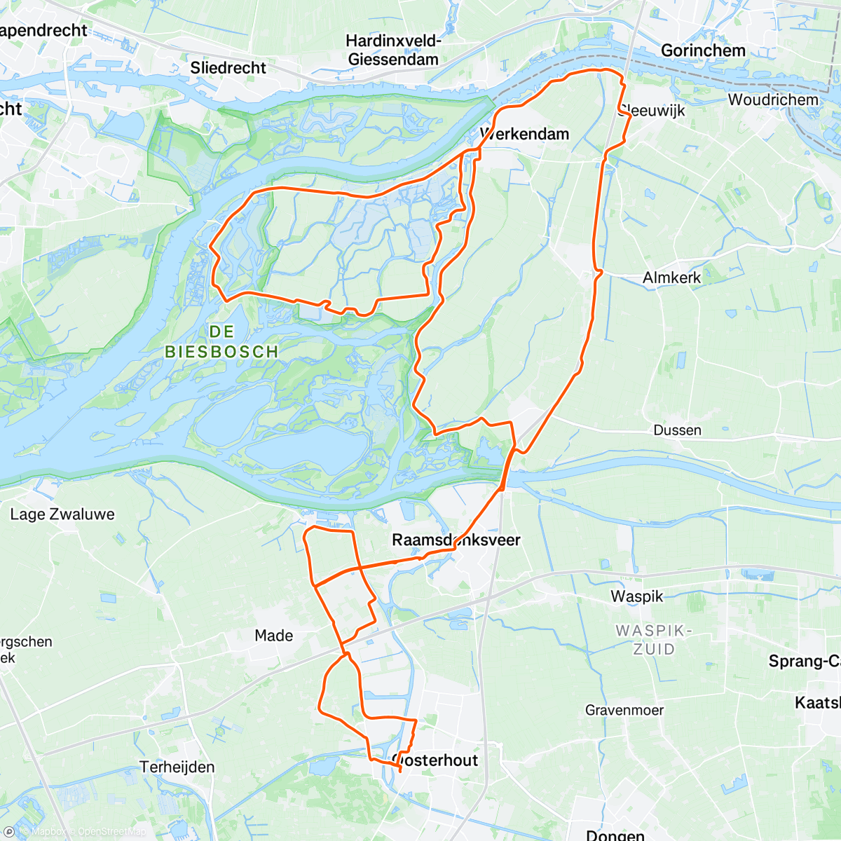 Map of the activity, Ochtendrit