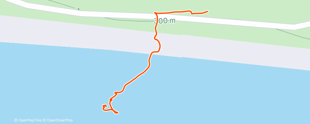 Map of the activity, Afternoon Walk