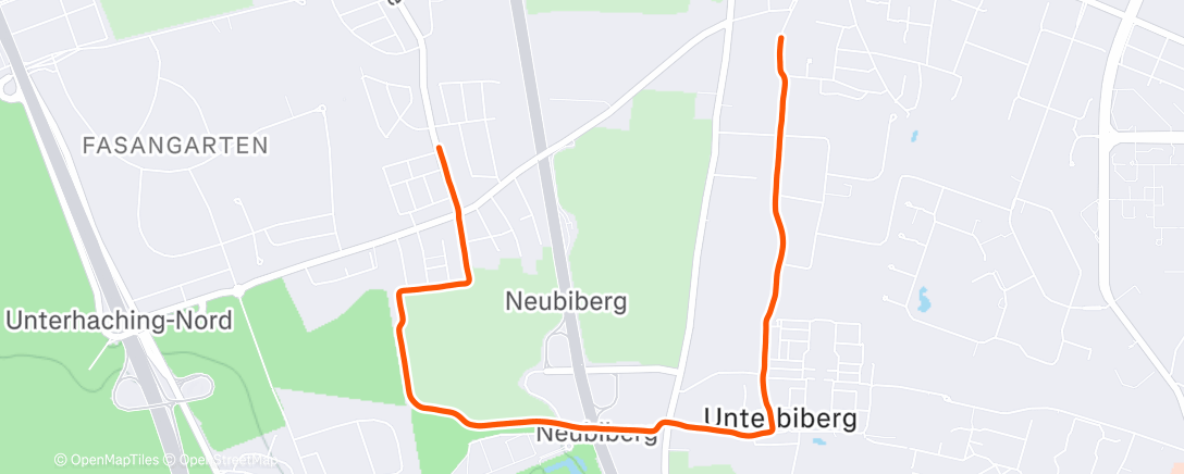 Карта физической активности (Afternoon Run)