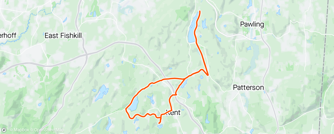 Map of the activity, MRT Whaley Lake