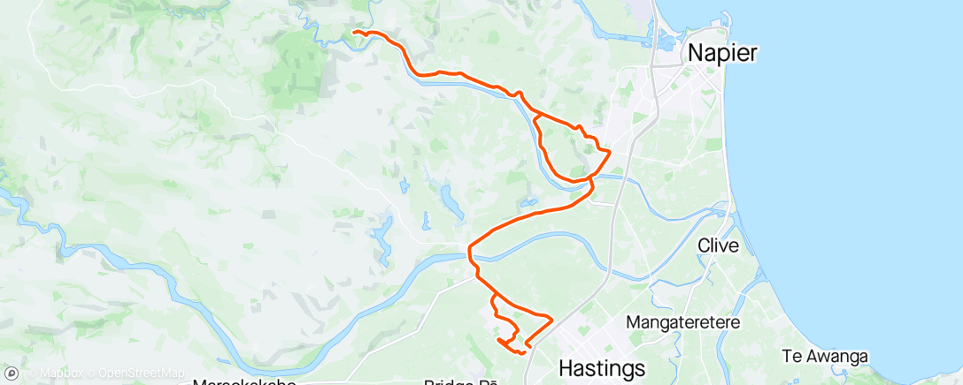 Map of the activity, Ouch that was harder than what I remember.. needed the Anzac spirit !!! .. Great ride with Lisa n Jackie… plus a Cuppa Kai to finish