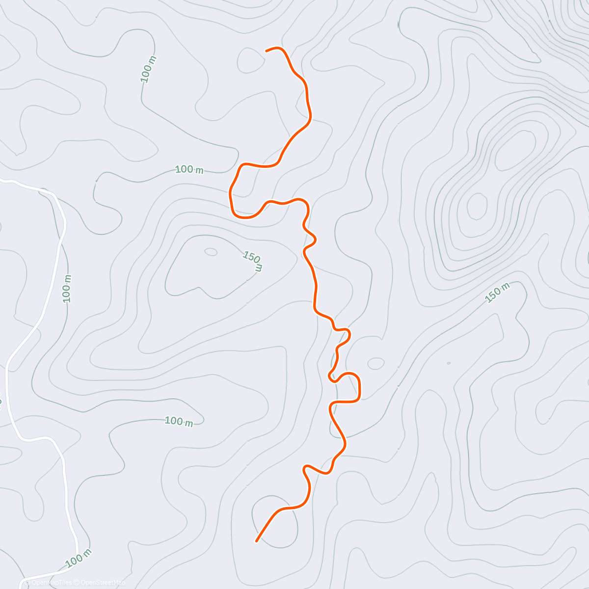Map of the activity, Zwift - Sea to Tree in Makuri Islands