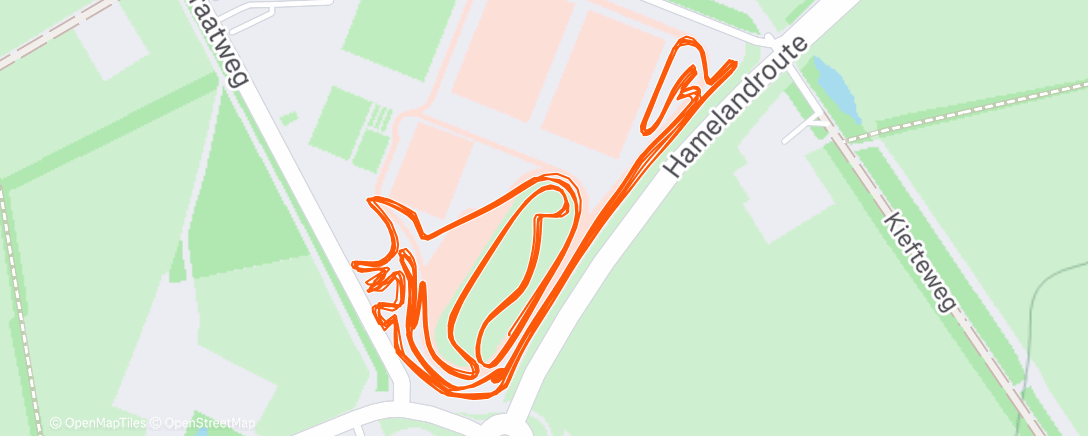 Map of the activity, Gow Aalten