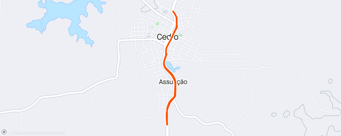 Map of the activity, Tá pago🏃‍♂️