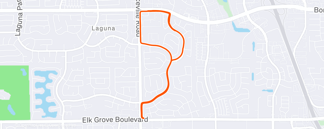 Map of the activity, RecoveryRun