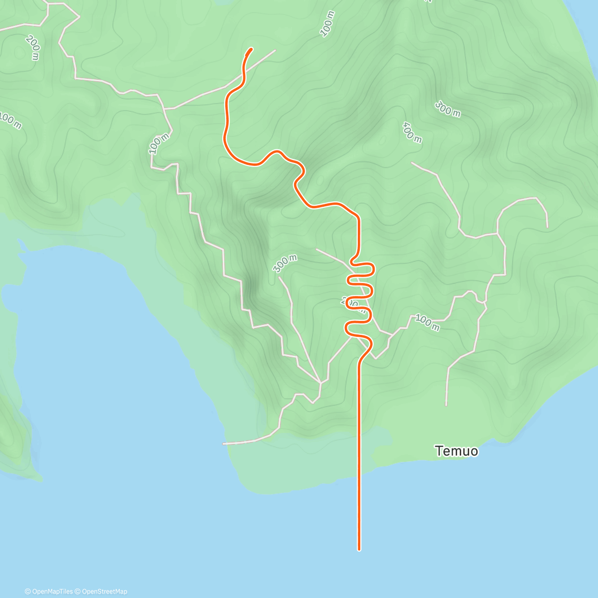 Map of the activity, Zwift - Oh Hill No in Watopia