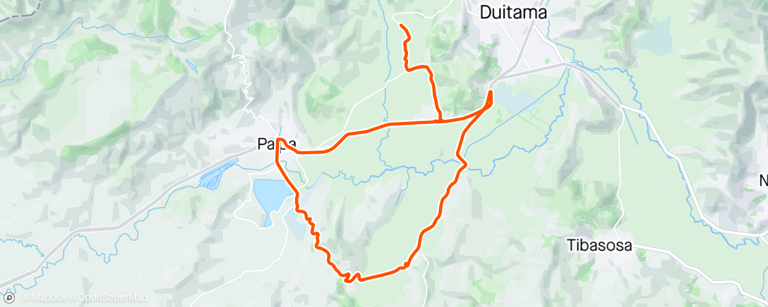 Map of the activity, Dia 7 🇨🇴 Paipa