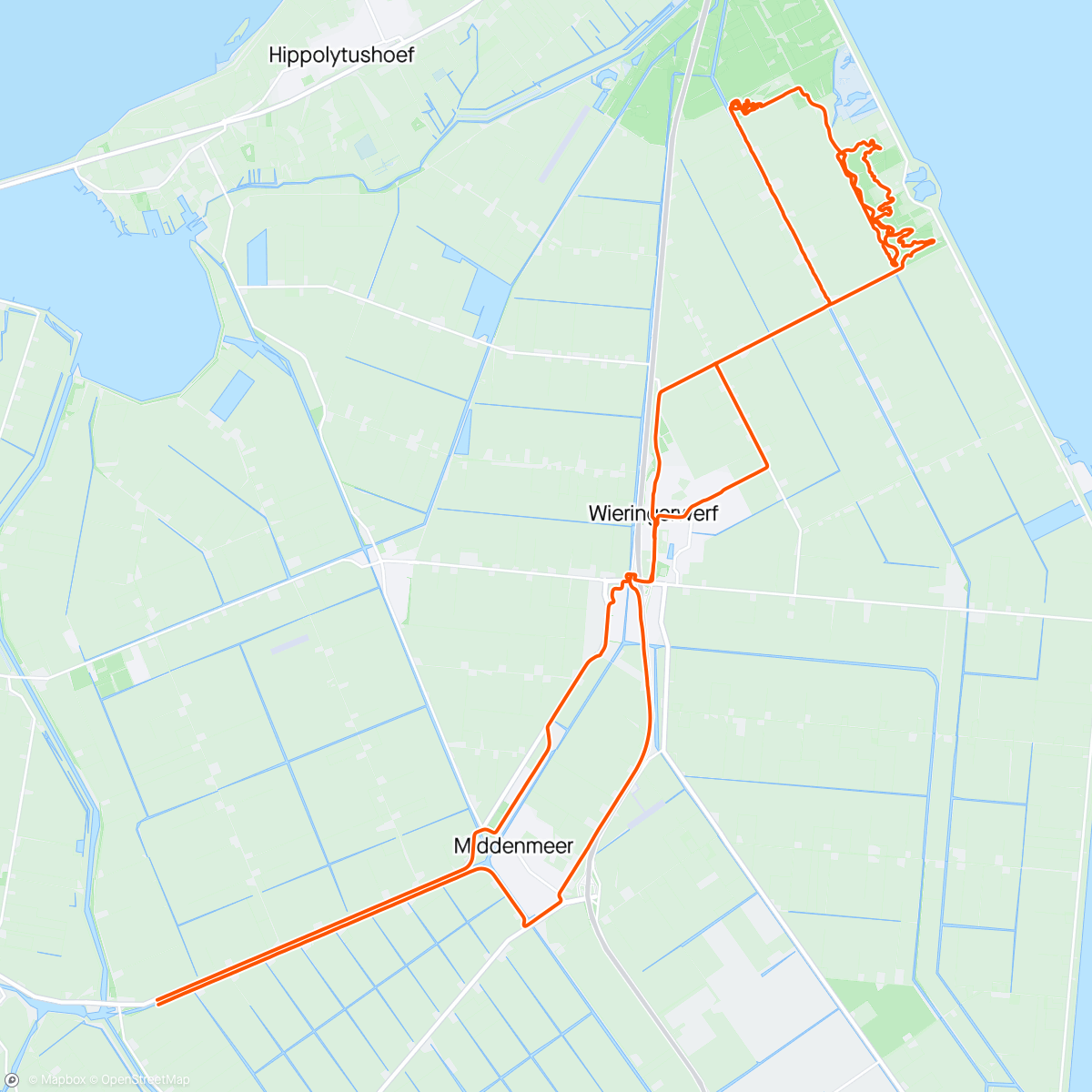 「Rondje met Dex」活動的地圖