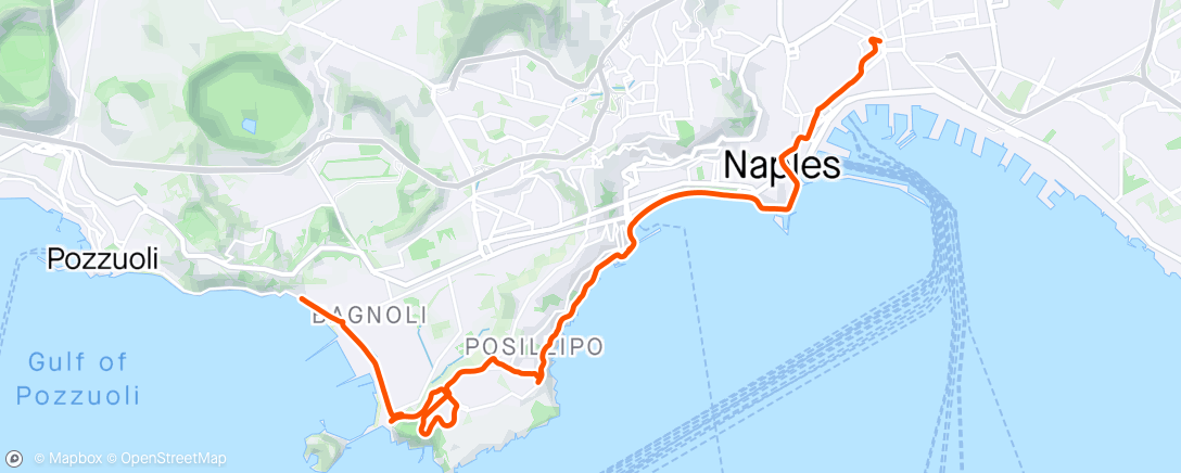 Map of the activity, Restday - Naples Coast Sightseeing