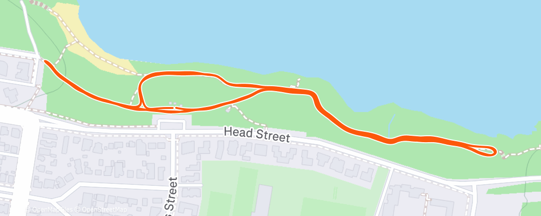 Map of the activity, Forster parkru with Archie