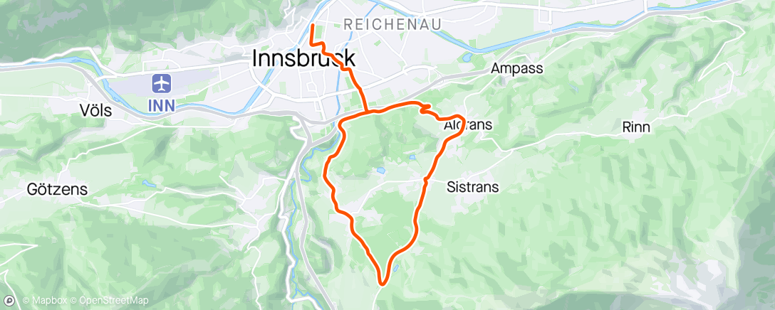 Map of the activity, Zwift - Foundation Ride in Innsbruck