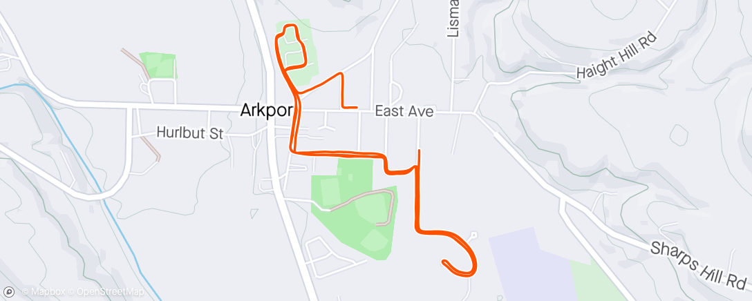 Map of the activity, Arkport