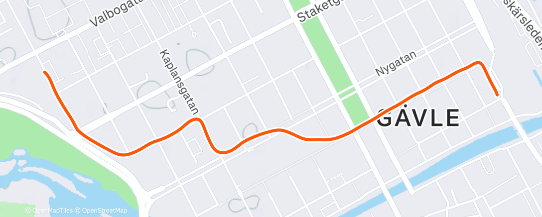 Карта физической активности (Afternoon Walk)