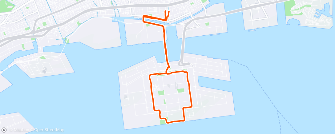 Map of the activity, 六甲アイランド15km