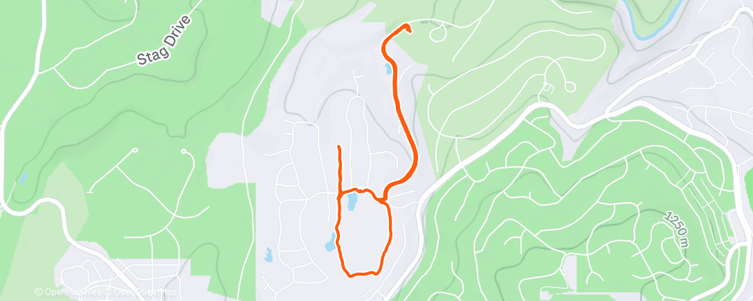 Map of the activity, Lunch Walk