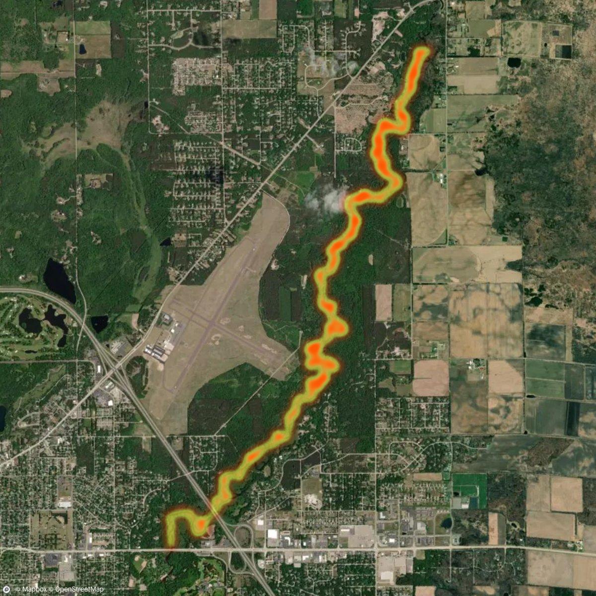 Map of the activity, Plover River Paddle