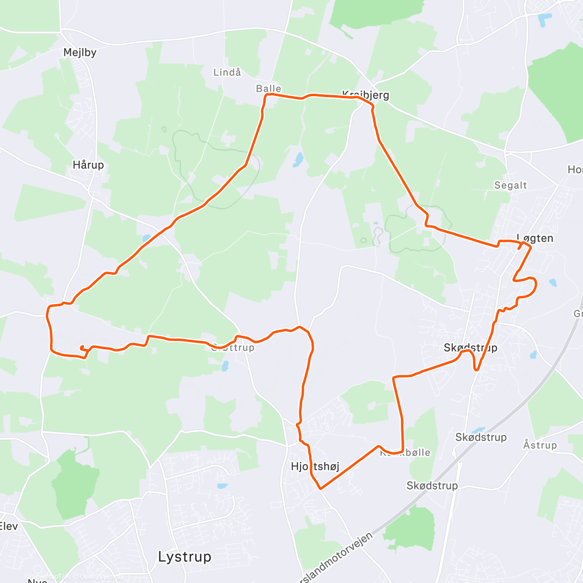 Map of the activity, 24.12 with Mads Emil and Christoffer 🎄