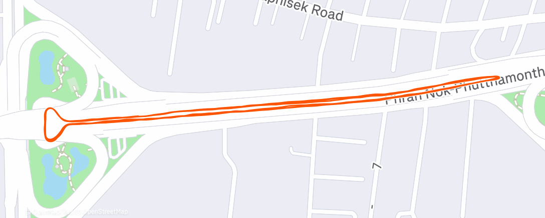 Карта физической активности (Evening Run)