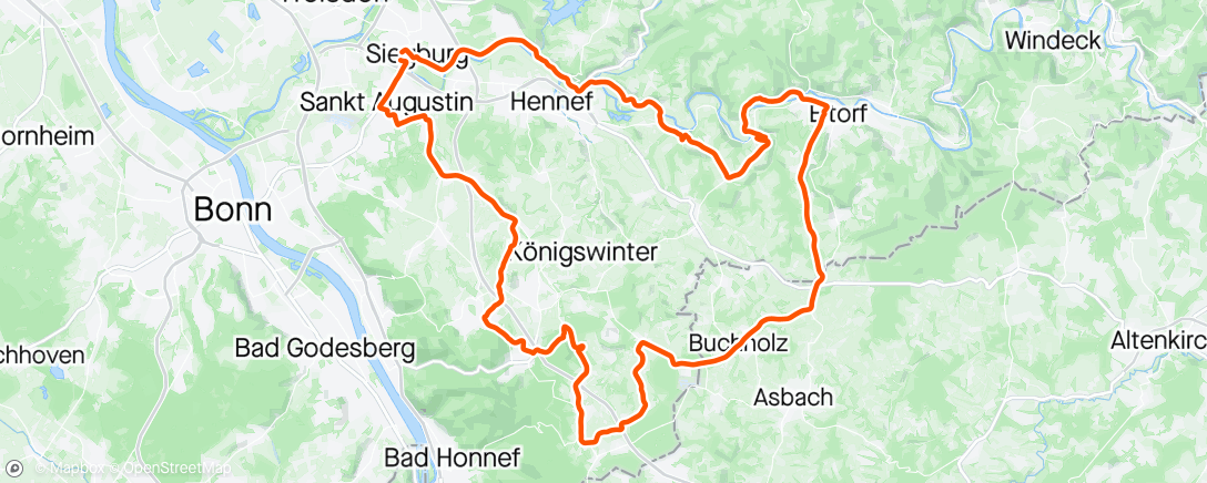 Mapa da atividade, Geschafft