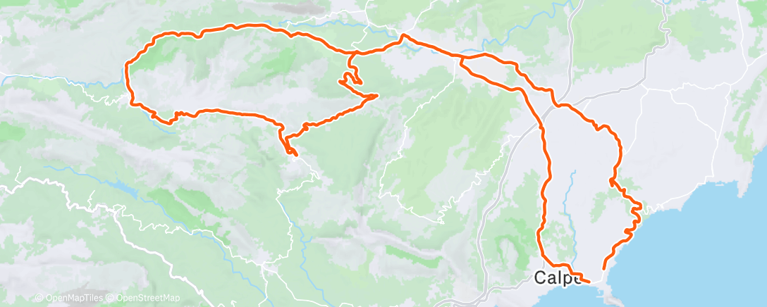 Map of the activity, Morning Ride