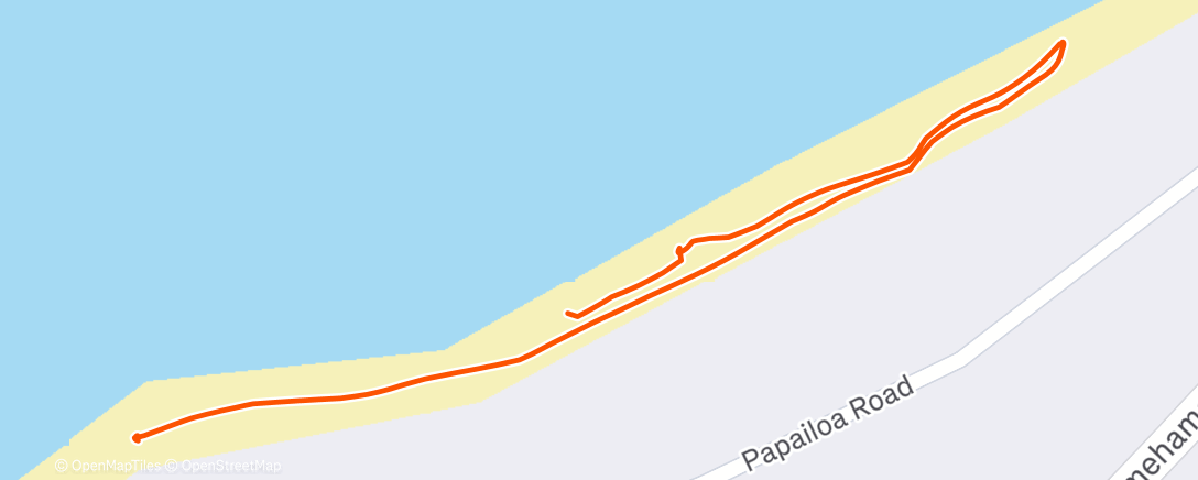 Map of the activity, Lunch Walk