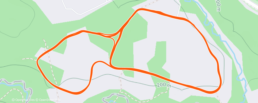 Map of the activity, Северный лыжный заезд (утро)