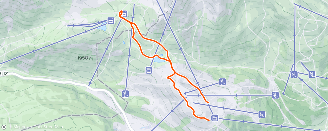 Map of the activity, Ulmer Hütte ⛰️