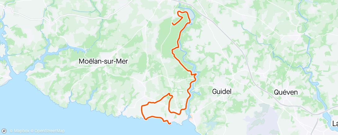Karte der Aktivität „But, 29kms, #11, content,  parcours + technique qu'avant”